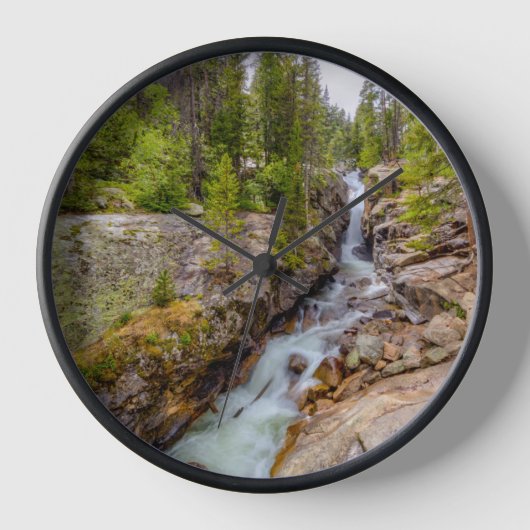 Wasserfall und Fluss Cascade Uhr (Vorderseite)