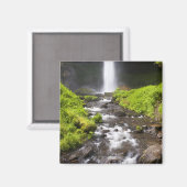 Wasserfall und Fluss Magnet (Vorderseite/Rückseite)