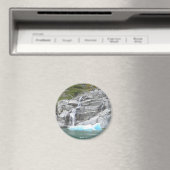 Wasserfall und Iceberg Alaska Binnenpass Magnet (In Situ (Geschirrspüler))