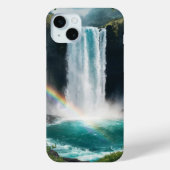 Wasserfall und Regenbogen Case-Mate iPhone Hülle (Rückseite)
