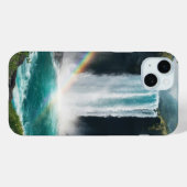 Wasserfall und Regenbogen Case-Mate iPhone Hülle (Rückseite (Horizontal))