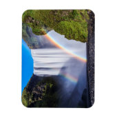 Wasserfall und Regenbogen Magnet (Vertikal)