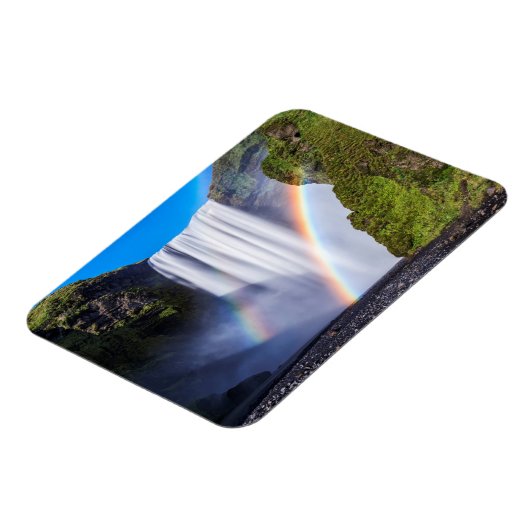 Wasserfall und Regenbogen Magnet (Linke Seite)