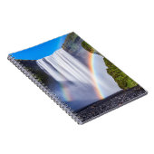 Wasserfall und Regenbogen Notizblock (Rechte Seite)