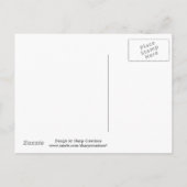 Wasserfall und Rose - Save the Date Ankündigungspostkarte (Rückseite)