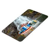 Wasserfall und Schiff Magnet (Linke Seite)