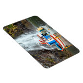 Wasserfall und Schiff Magnet (Rechte Seite)