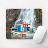 Wasserfall und Schiff Mousepad (Mit Mouse)