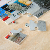 Wasserfall und Schiff Puzzle (Seite)