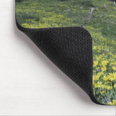 Wasserfall und Wildblumen auf Almwiesen, 3 Mousepad (Ecke)