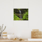Wasserfall, untergehen, Whiteoak Sink, Poster (Küche)