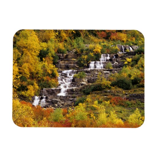 Wasserfall unterhalb des Berges Cannon im Glacier  Magnet (Horizontal)