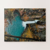 Wasserfall versteckt im Wald Puzzle (Horizontal)