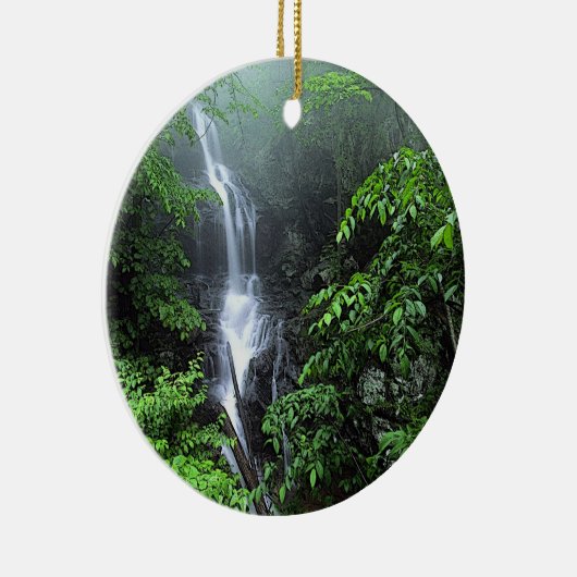 Wasserfall-Verzierung Keramik Ornament (Rechts)