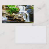 Wasserfall Visitenkarte (Vorne/Hinten)