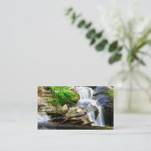 Wasserfall Visitenkarte (Stehend Vorderseite)