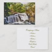 WASSERFALL VISITENKARTE (Vorne/Hinten)