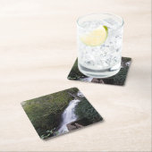 Wasserfall von Cascade, Blaue Ridge Rechteckiger Pappuntersetzer (Vor Ort)