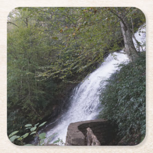 Wasserfall von Cascade, Blaue Ridge Rechteckiger Pappuntersetzer