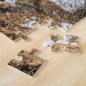 Wasserfall von Gulfoss Island im Winter Puzzle (Seite)