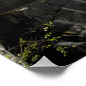 Wasserfall von Latefossen in norwegischem Poster (Ecke)