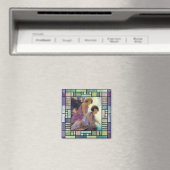 "Wasserfall" von Maxfield Parrish Magnet (In Situ (Geschirrspüler))