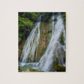 Wasserfall von Mele-Maat im Dschungel Puzzle (Vertikal)