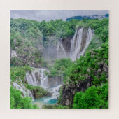 Wasserfall von Plitvicer Seen Puzzle (Horizontal)