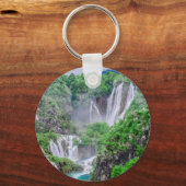 Wasserfall von Plitvicer Seen Schlüsselanhänger (Vorderseite)