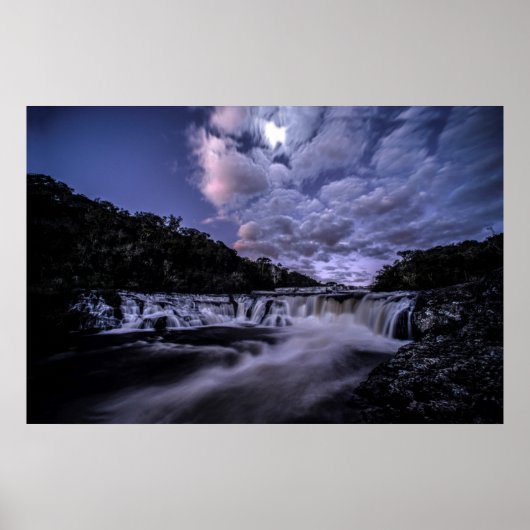 Wasserfall von Venâncios Poster (Vorne)