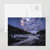 Wasserfall von Venâncios Postkarte (Vorne/Hinten)