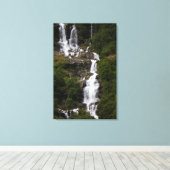 Wasserfall von Volefossen Leinwanddruck (Insitu (Holzboden))