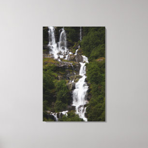 Wasserfall von Volefossen Leinwanddruck