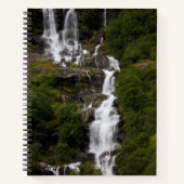 Wasserfall von Volefossen Notizblock (Vorderseite)