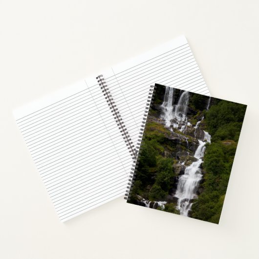 Wasserfall von Volefossen Notizblock (Innenseite)