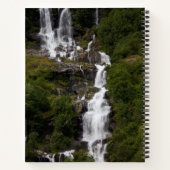 Wasserfall von Volefossen Notizblock (Rückseite)