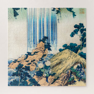 Wasserfall von Yoro Provinz Mino von Katsushika Ho Puzzle