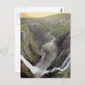 Wasserfall Voringsfossen in Norwegen Postkarte (Vorne/Hinten)