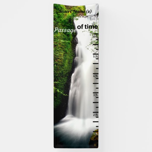 Wasserfall wachsen Diagramm Banner (Vertikal)