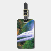 Wasserfall Wailua Kauai Hawaii Gepäckanhänger (Vorderseite vertikal)