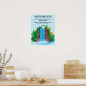 Wasserfall Wall Art, Produkt Gottes Poster (Küche)