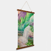 Wasserfall Wandteppich Mit Holzrahmen (Gewinkelt)