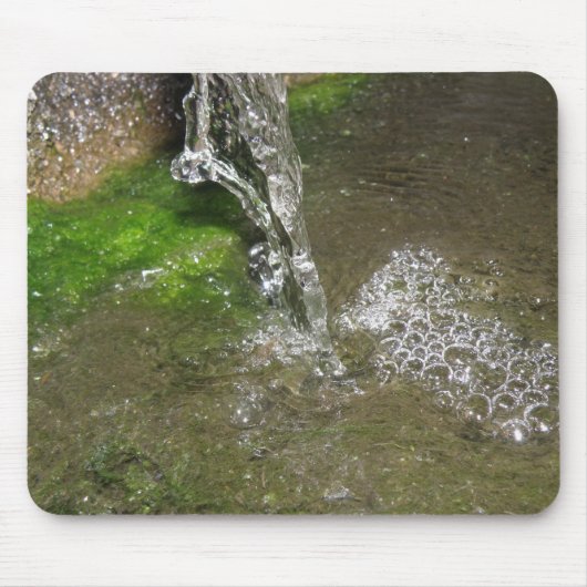Wasserfall-Wasserfall Bubbling Water Mousepad (Vorne)