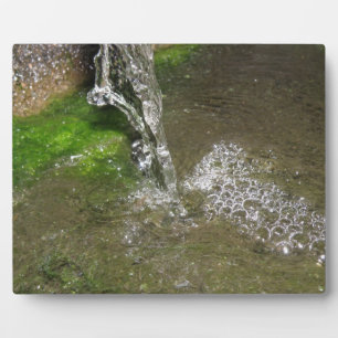 Wasserfall-Wasserfall Bubbling Water Plaque Fotoplatte