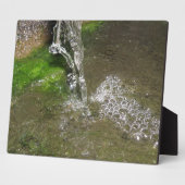 Wasserfall-Wasserfall Bubbling Water Plaque Fotoplatte (Seite)