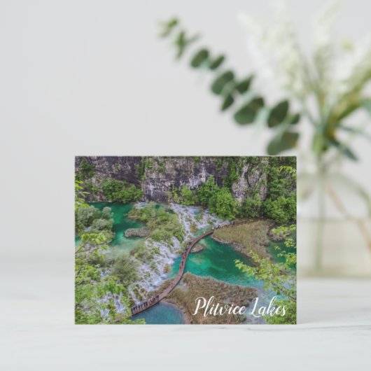 Wasserfall Wasserfall Kaskade Park/Garten: Postkarte (Stehend Vorderseite)