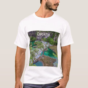 Wasserfall Wasserfall Wasserfall Kaskade Plitvicer T-Shirt