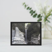 Wasserfall Wasserfall Watkins Glen Postkarte (Stehend Vorderseite)