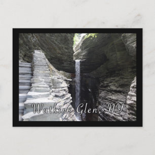 Wasserfall Wasserfall Watkins Glen Postkarte