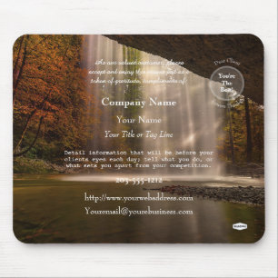 Wasserfall-Werbemousepad - HAMbyWG Mousepad